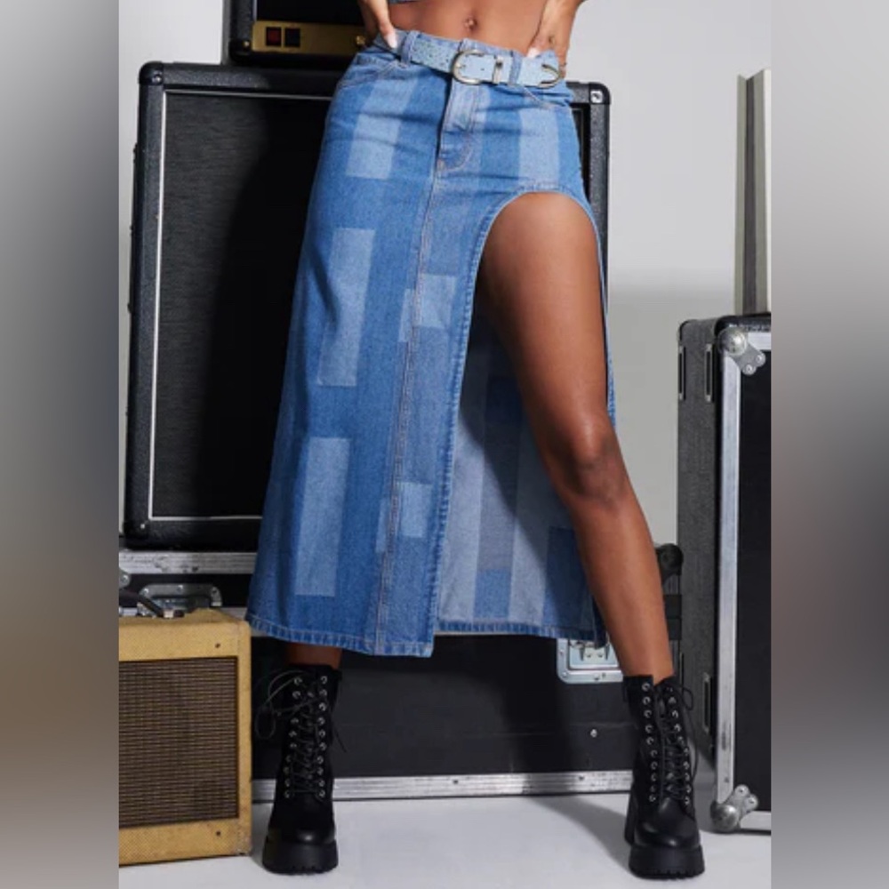 Windsor denim skirt